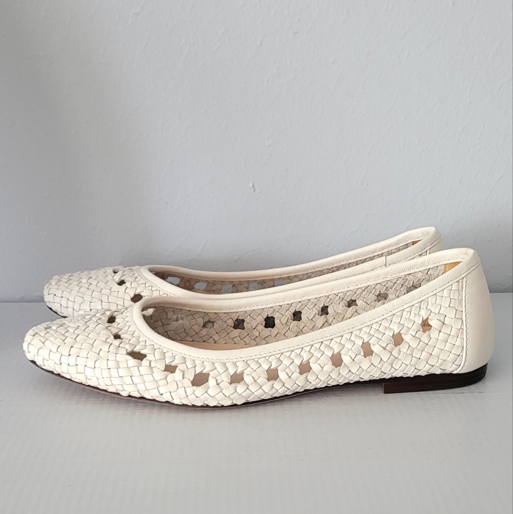 Loeffler Randall Braded Leather Ballet Flats 6.5 - Picture 2 of 10